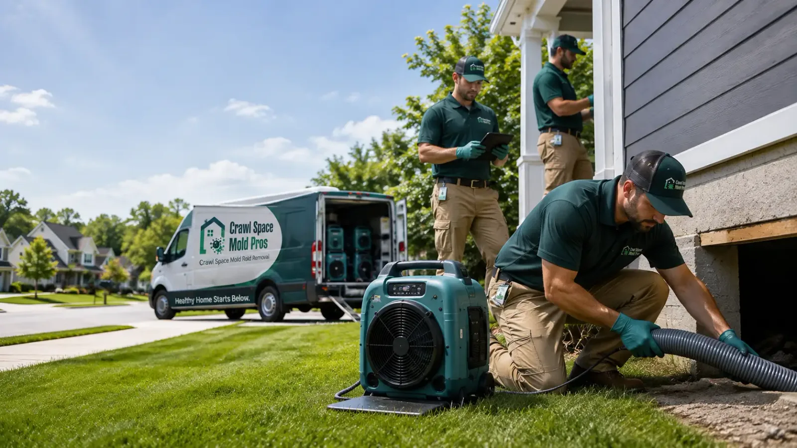 Crawl Space Mold Removal in Atwater, OH